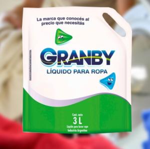 GRANBY LIQ LV ROPA DOY PACK 4X3L