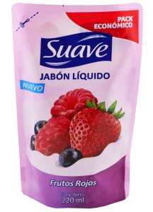 SUAVE JAB LIQ FRUTOS ROJOS 12X220ML