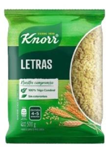 FIDEO KNORR LETRAS 15X500