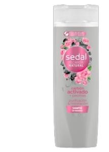 SEDAL SH CARBON ACT Y PEONIAS 12X190ML