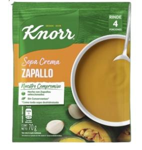 KNORR SOPA CR ZAPALLO NVA DPL 10X70G