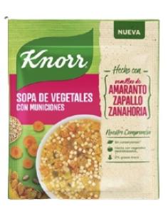 KNORR SOPA VEG C/MUNICION 10X78G