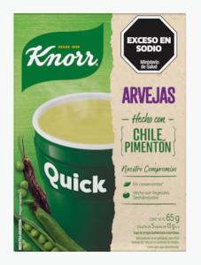 KNORR SOPA QUICK ARVEJAS 24 X 5 SOB.