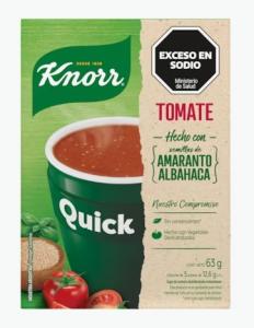 KNORR SOPA QUICK TOMATE 24X5SOB