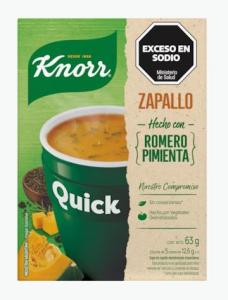 KNORR SOPA QUICK ZAPALLO 24X5SOB