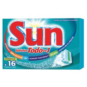 SUN TABLETAS P/MAQ LV VAJ 3EN1 6X20UN
